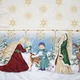 Новогодняя скатерть WSI Christmas Magic с защитным покрытием 145см на 180см 100% хлопок - изображение 4