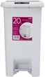 Ведро для мусора MBM HOME с крышкой и педалью BIN-01 20л Серое (BIN-01 20L GRAY) - изображение 2