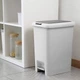 Ведро для мусора MBM HOME с крышкой и педалью BIN-01 20л Серое (BIN-01 20L GRAY) - изображение 5