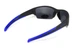 Окуляри поляризаційні BluWater Daytona-2 Polarized (gray) чорні в чорно-синій оправі - зображення 4
