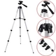 Штатив телескопический тринога для камеры, телефона, трипод TRIPOD 3110 Black - изображение 7