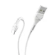 Кабель HOCO X37 USB для Type-C 3A, 1m, PVC, PVC connectors, Білий - зображення 3
