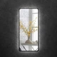 Настенное зеркало в полный рост Арт Декор прямоугольное ZRL8 с LED подсветкой черное 1300х600мм - изображение 3