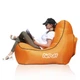 Надувное кресло лежак AirPuff для отдыха на природе и пляже (Orange) - изображение 2