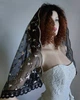 Церковний палантин Lady Solomia 60х110см черный цвет RC59 - изображение 1