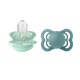 Пустышка BIBS Supreme Nordic Mint + Island Sea Silicone 6+ мес. 2 шт. - изображение 2
