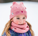 Бафф детский Buff KNITTED & FLEECE NECKWARMER FUNN Світло-рожевий - изображение 4