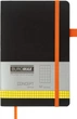 Записная книга Buromax Concept 125x195 мм 96 листов в клетку обложка из искусственной кожи Оранжевая (BM.291162-11) - изображение 1