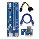 Райзер PCI-E x1 to 16x 60cm USB 3.0 Cable SATA to 6Pin Power v.006C Dynamode (RX-riser-006c 6 pin) - изображение 1