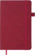 Записная книга Buromax Tweed 125x195 мм 96 листов в клетку обложка из искусственной кожи Бордовая (BM.291163-13) - изображение 2