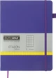 Записная книга Buromax Etalon 190x250 мм 96 листов в клетку обложка из искусственной кожи Фиолетовая (BM.292160-07) - изображение 1