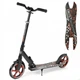 Детский двухколесный самокат Best Scooter 88146 одноподвесный со складной конструкцией и передним амортизатором, Черно-красный - изображение 1