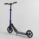 Детский двухколесный самокат Best Scooter 60490 со складной конструкцией, передним амортизатором и зажимом руля, Синий - изображение 2