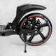 Детский двухколесный самокат Best Scooter 60054-R со складной конструкцией, двумя амортизаторами, ручным дисковым тормозом и фарой, Красный - изображение 5