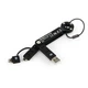 Брелок-адаптер USB/micro USB черный Германия 410453 - изображение 6