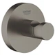 Крючок настенный одинарный GROHE Essentials 40364AL1 округлый металлический темный графит - изображение 1
