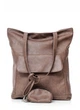 Жіноча сумка зі штучної шкіри Sambag Шоппер Tote Коричневий нубук 3079-86223 - зображення 1