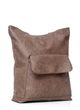 Жіноча сумка зі штучної шкіри Sambag Шоппер Tote Коричневий нубук 3079-86223 - зображення 4