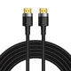 Кабель HDMI на HDMI поддержкой 4K BASEUS Cafule Series (5M, 4K@60Hz, HDMI2.0). Black - изображение 1