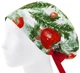 Медицинская шапочка женская HeadwearUniverse универсальная принт новогодние шары - изображение 2