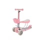 Самокат триколісний 6 в 1 Scooter Sigma Pastel 2022 з бортиком та батьківською ручкою фіолетовий - зображення 6