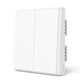 Розумний настінний вимикач Aqara Wall Light Switch D1 (Double-Button) (QBKG22LM/AK044CNW01) - зображення 1