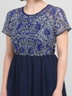 Коктейльное платье клеш однотонное ASOS AD0023 L (13676L) Синий - изображение 3