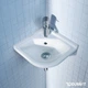 Умывальник врезной DURAVIT Starck 3 на столешницу 430x380x160мм угловой белый 0752440000 - изображение 3