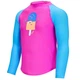 Реглан солнцезащитный UPF 50+ Zoggs Long Sleeve Zip Sun Top детский 6 год (116 см) (розовый) - изображение 1
