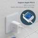 СЗУ сетевое зарядное устройство DEVIA Smart PD quick charger (EU, 20W) White - изображение 3