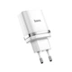 Сетевое зарядное устройство HOCO C12Q USB/18W/3A адаптер с быстрой зарядкой White (C12QW) - изображение 1