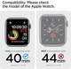 Чохол Spigen для Apple Watch SE / 6 / 5 / 4 (40mm) - Thin Fit, Metallic Blue (ACS02226) - зображення 8