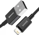 Кабель Baseus Superior Series Fast Charging Data Cable USB to iP 2.4A 1m Black (CALYS-A01) - изображение 1