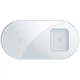 Беспроводное зарядное устройство Baseus Simple 2in1, White (WXJK-02) - изображение 3