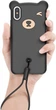 Чехол Baseus для iPhone XS Max Bear Silicone Case, Black (WIAPIPH65-BE01) - изображение 2
