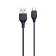 Кабель USB XO NB103 USB - Micro USB 2,1А 1м Черный - изображение 1