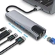Док-станция мультипортовая BYL-2007 5 в 1 USB Type C - (PD/USD/HDMI/RJ-45) (6910) - изображение 2