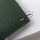Женский кожаный кошелек Classik DR. BOND WN-7 dark-green - изображение 2