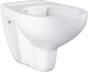 Унитаз подвесной GROHE Bau Ceramic 39427000 безободковый + сиденье 39493000 + ёршик для унитаза 40463001 + бумагодержатель Essentials 40367001 - изображение 2
