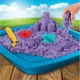 Кинетический песок Wacky-tivities Kinetic Sand Замок из песка 454 г Фиолетовый + формочки и лоток (71402P) - изображение 7