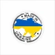 Стікер "Made in Ukraine" 42 мм (24 шт.) (арт. 02073) - зображення 1