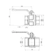 Кран кульовий Icma 1" 1/2 прямий №350 - зображення 2