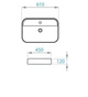 Раковина KOLLER POOL Trend TR-0610M-WB 610x450 белая - изображение 4