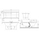 Villeroy & Boch Ванна квариловая Villeroy&Boch Squaro Edge190 х 90 см + ножки и сифон (UBQ190SQE2DV-01) - изображение 2