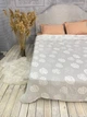 Муслиновый плед покрывало Cappone Монстера хлопок 4 слоя 200×230 см - изображение 4