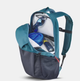 Рюкзак туристичний міський Quechua Arpenaz NH100 20л Blue/Green, 47х24х14см - зображення 6