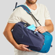 Рюкзак туристичний міський Quechua Arpenaz NH100 20л Blue/Green, 47х24х14см - зображення 8
