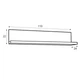 Полиця Snow Forte 110x22x24 (SNWB01) 001445 - зображення 2