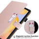 Чехол-книжка Animal Wallet для Samsung Galaxy Tab S6 Lite 10.4 P610 / P615 (Wake / Sleep) Rabbit - изображение 7