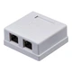 Компьютерная розетка RJ45 x2 STP 5e Kingda (KD-WP6037-C5e) - изображение 1